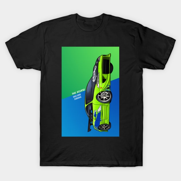 eclipse of fast and furious T-Shirt by MOTOSHIFT